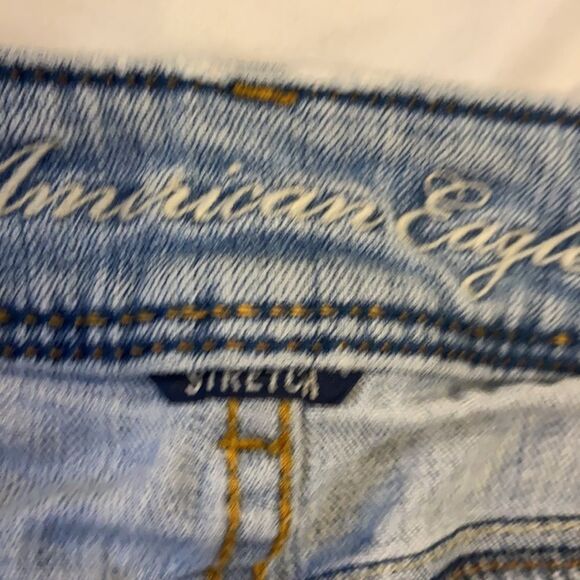 American Eagle stretch slim boot size 10 faded - Picture 4 of 5